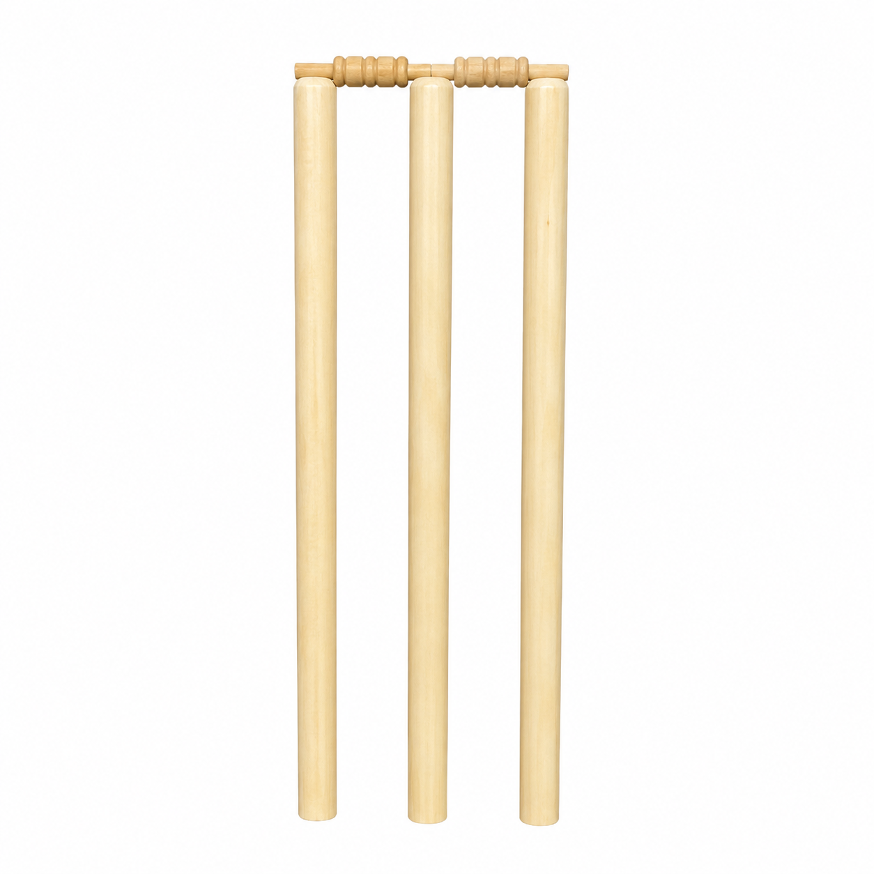 Pack of 3 Cricket Wooden Wickets Stumps