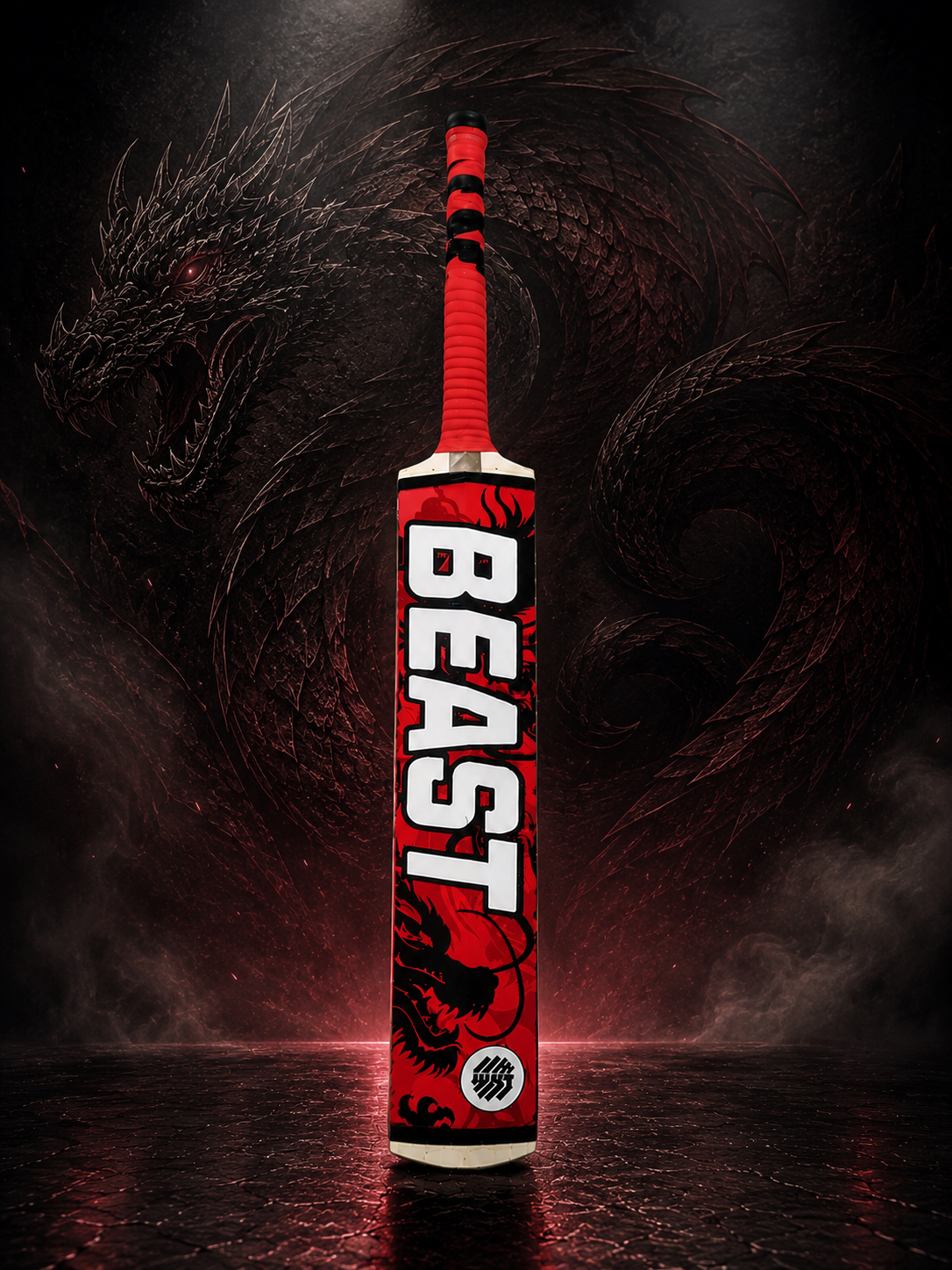 BEAST Dragon Edition Tape Ball Cricket Bat