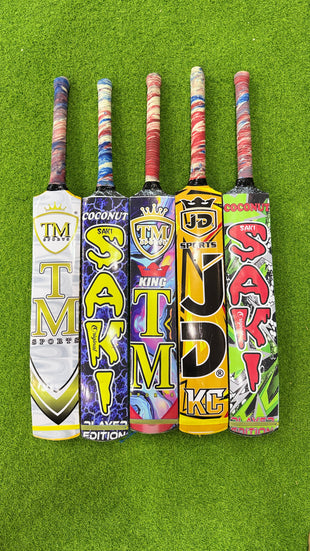 Best Cricket Bat Deal All Stickers - JD - TM - Saki - WS All Stickers Bat Available