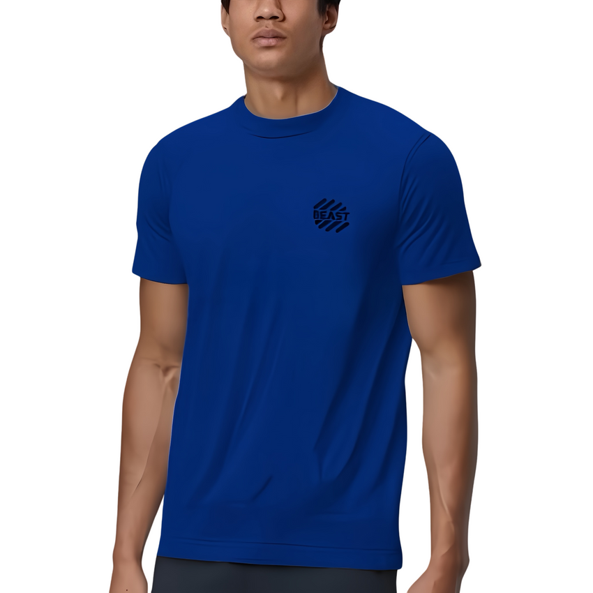 Interlock Dry Fit Shirt - Moisture-Wicking Active Tee for Gym & Running