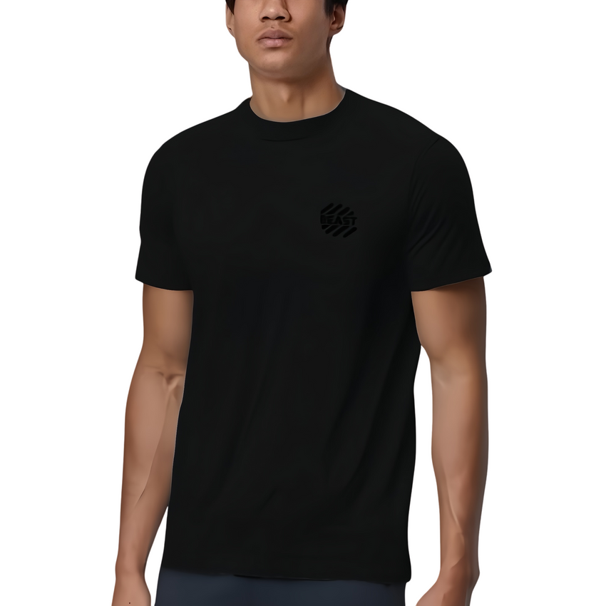 Interlock Dry Fit Shirt - Moisture-Wicking Active Tee for Gym & Running