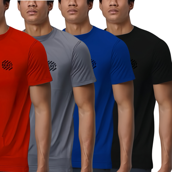 PACK OF 4 BEAST T - SHIRTS  MEGA SALE