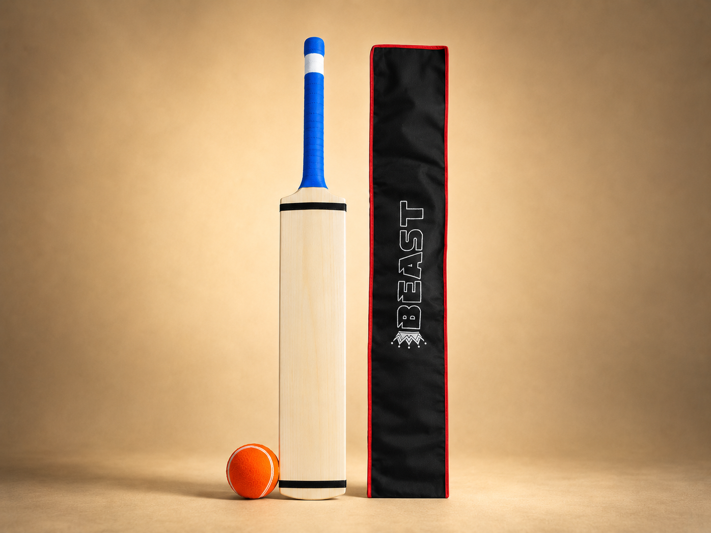Rawlakot Wood Bat With Ball And Cover