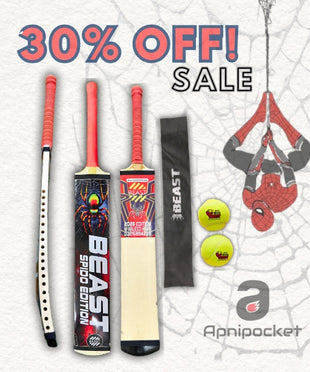 Spido Edition Bat Deal With 2 Balls And Bat Cover ❤️