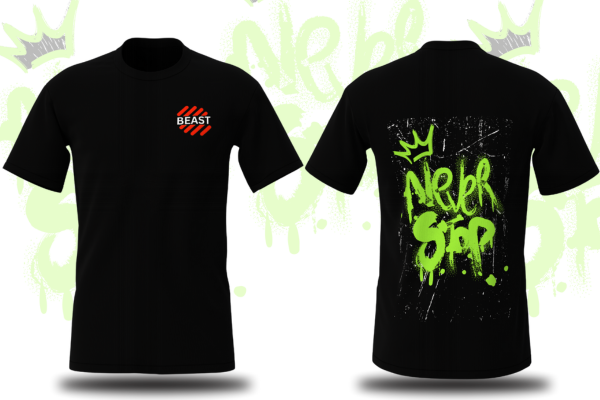 DRY-FIT Printed Shirt ( Never Stop Print )