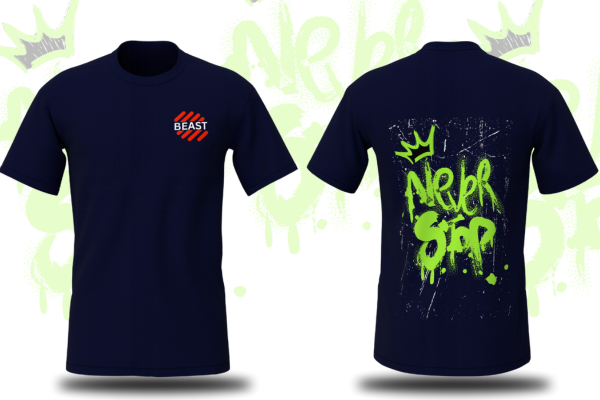 DRY-FIT Printed Shirt ( Never Stop Print )