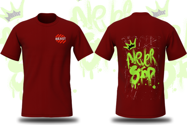 DRY-FIT Printed Shirt ( Never Stop Print )