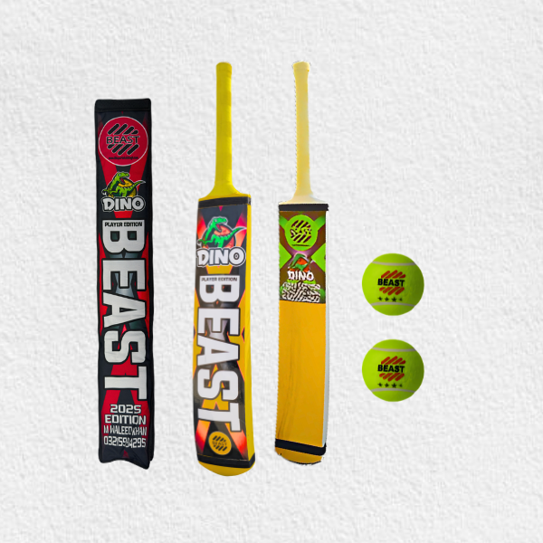 Beast Dino Offer ( Bat + Cover + 2 Balls )