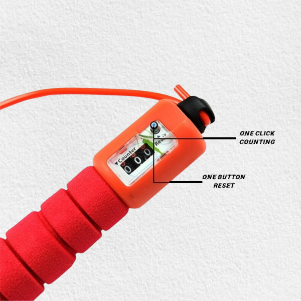 JUMPING ROPE WITH COUNTER