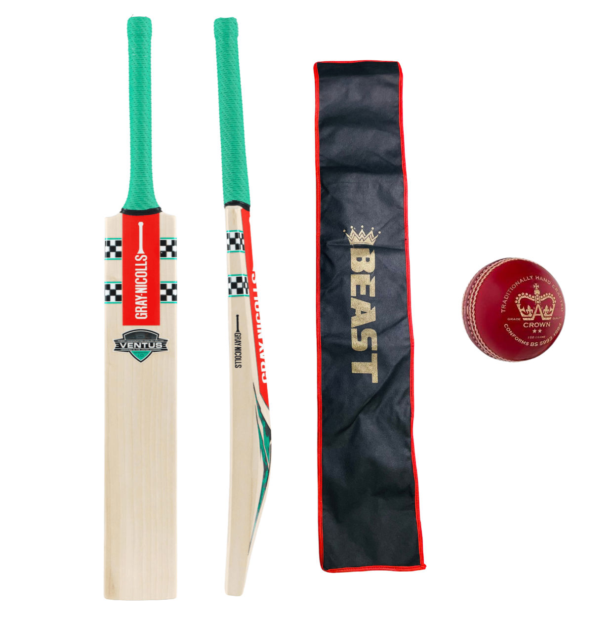 Hard Ball Cricket Bqt With Cover End Ball