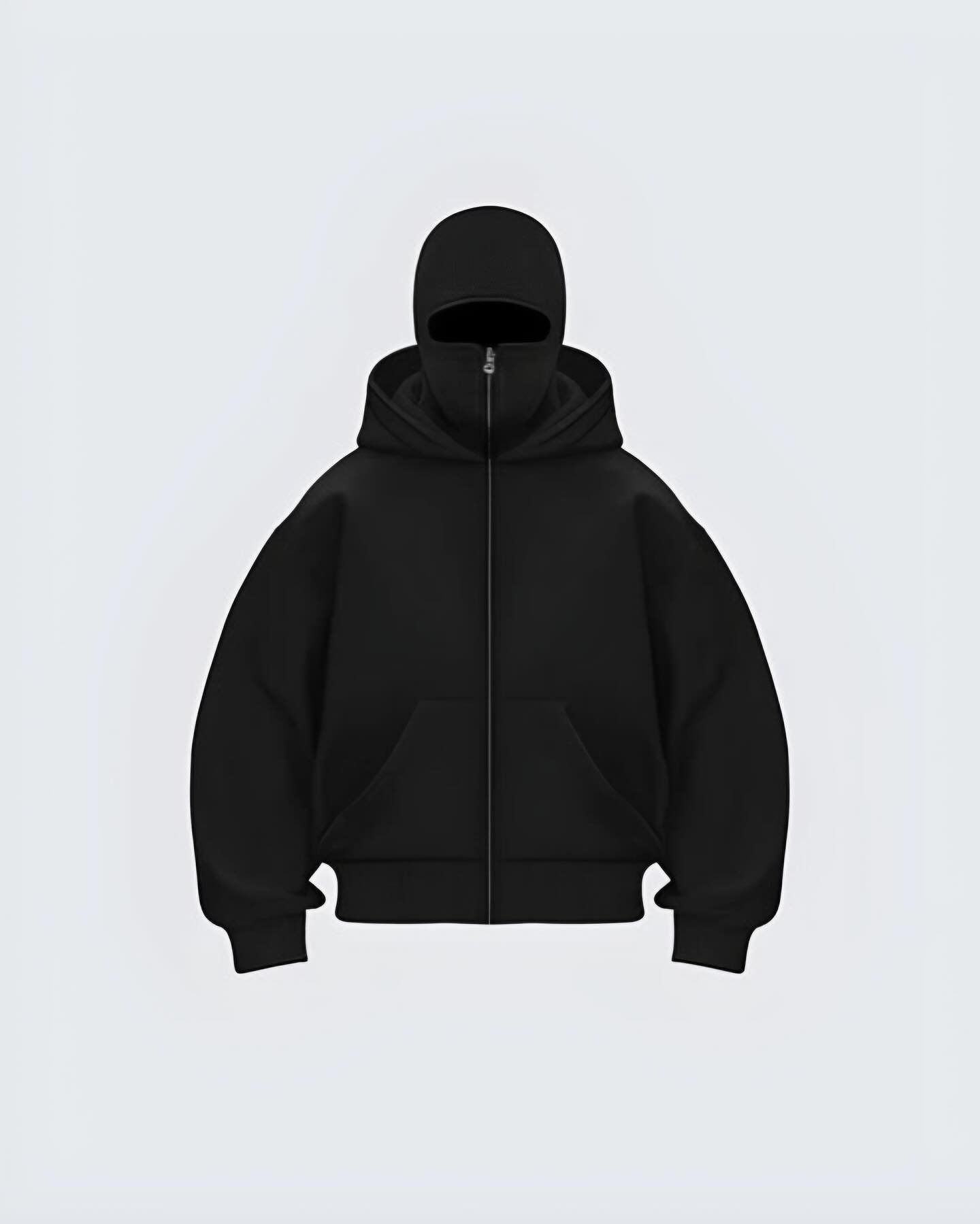 Balaclava Hoodie/Ninja Mode-Biker Hoodie