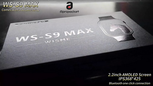 WS-S9 MAX Smartwatch With AMOLED Display